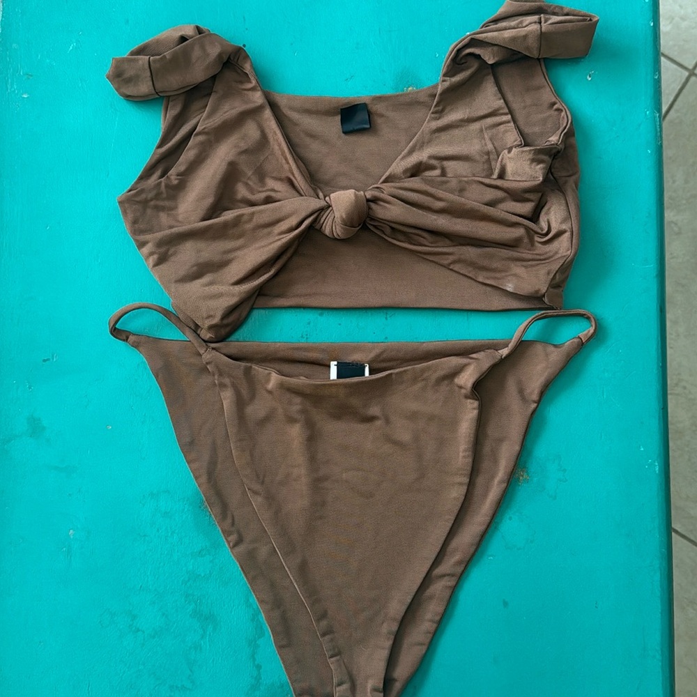 Naked Wardrobe Brown Bikini